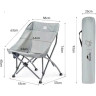 Кресло складное NATUREHIKE MOON CHAIR CNK23JU0001 зелёное 6976023929724