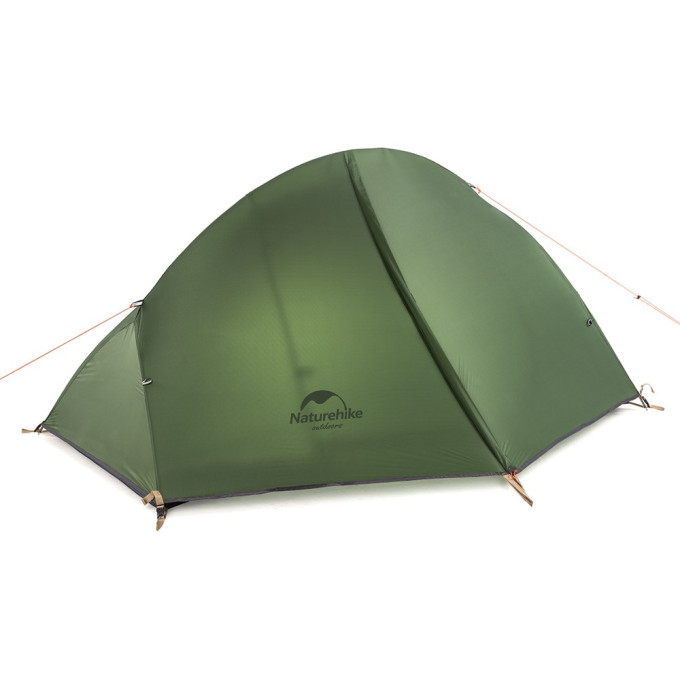 Палатка 1-местная NATUREHIKE NH18A095-D 6927595735671 сверхлегкая + коврик 20D, зеленый