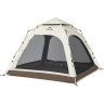 Палатка NATUREHIKE ANGO AUTOMATIC CNK2550WS010 большая, бежевая с коричневым, без навеса 6975641888000