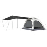 Палатка NATUREHIKE ANGO AUTOMATIC CNK2550WS010 малая, c навесом, светло-серая с серым 6927595785782