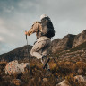 Палка треккинговая NATUREHIKE ST03 7075 AL NH17D017-D с 3 узлами серый 6975641885153